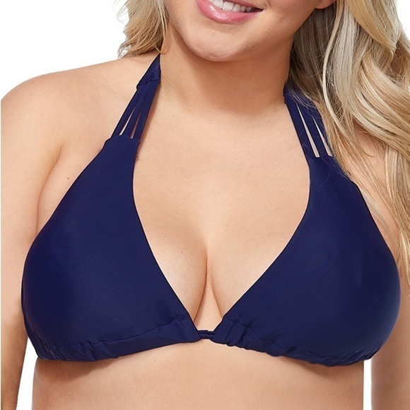 Nwt Raisins Barbados Solid High Waist Two Piece Bikini - 18W - Picture 2 of 7